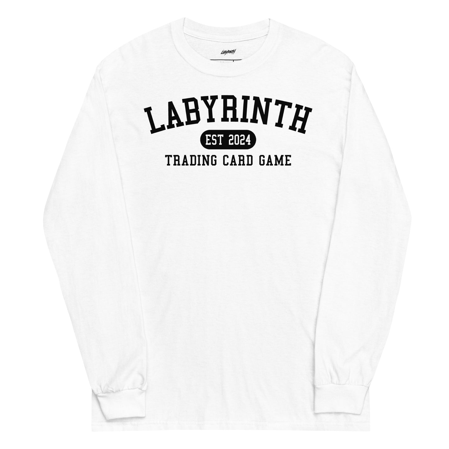 VARSITY LS T-SHIRT - WHITE