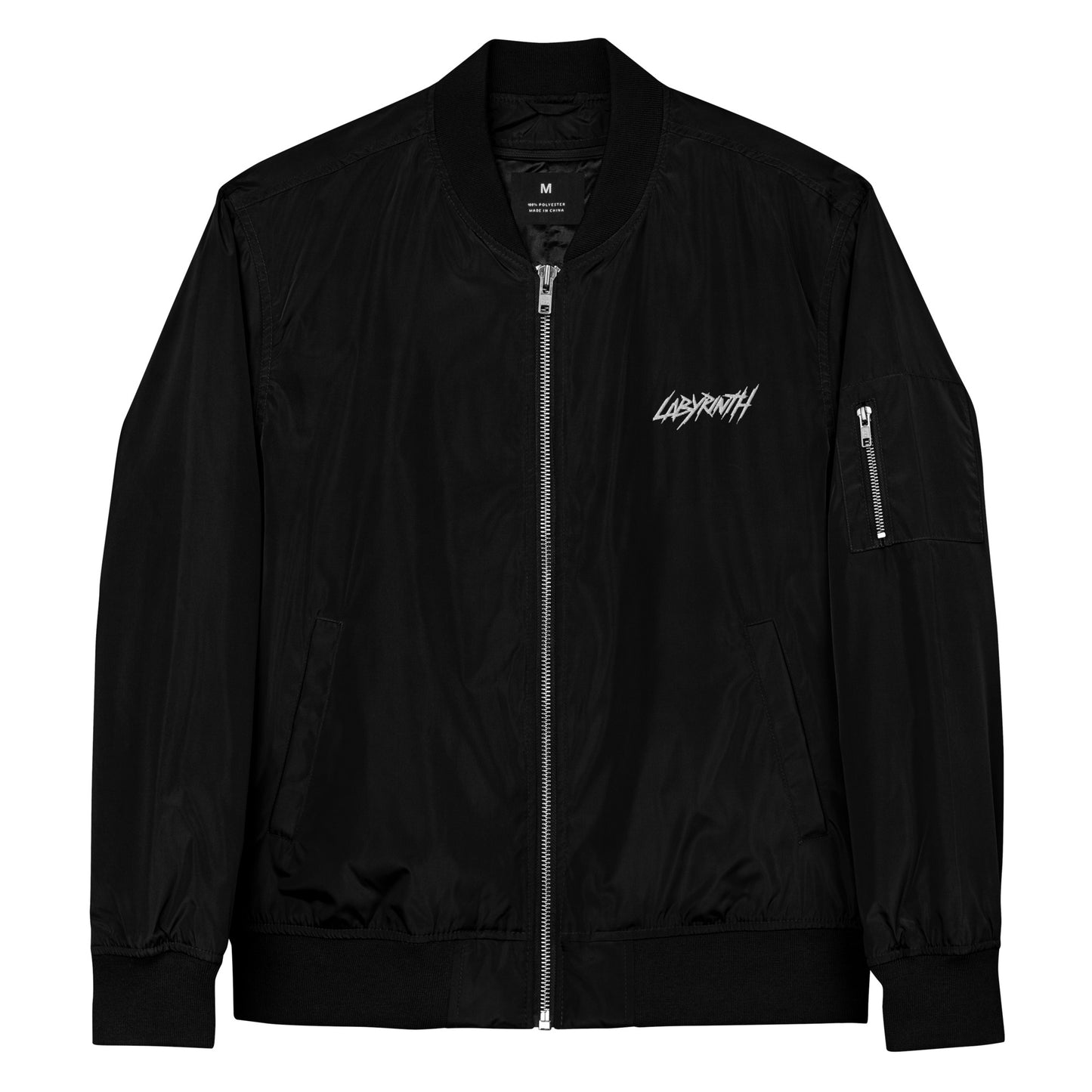 FOUNDATIONS BOMBER JACKET - BLACK