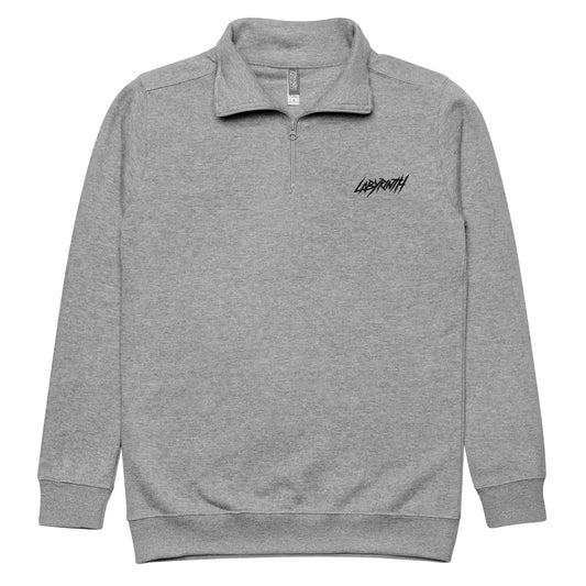 FOUNDATIONS 1/4 ZIP SWEATSHIRT - GREY