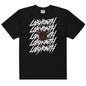 VARSITY LOGOS T-SHIRT - BLACK