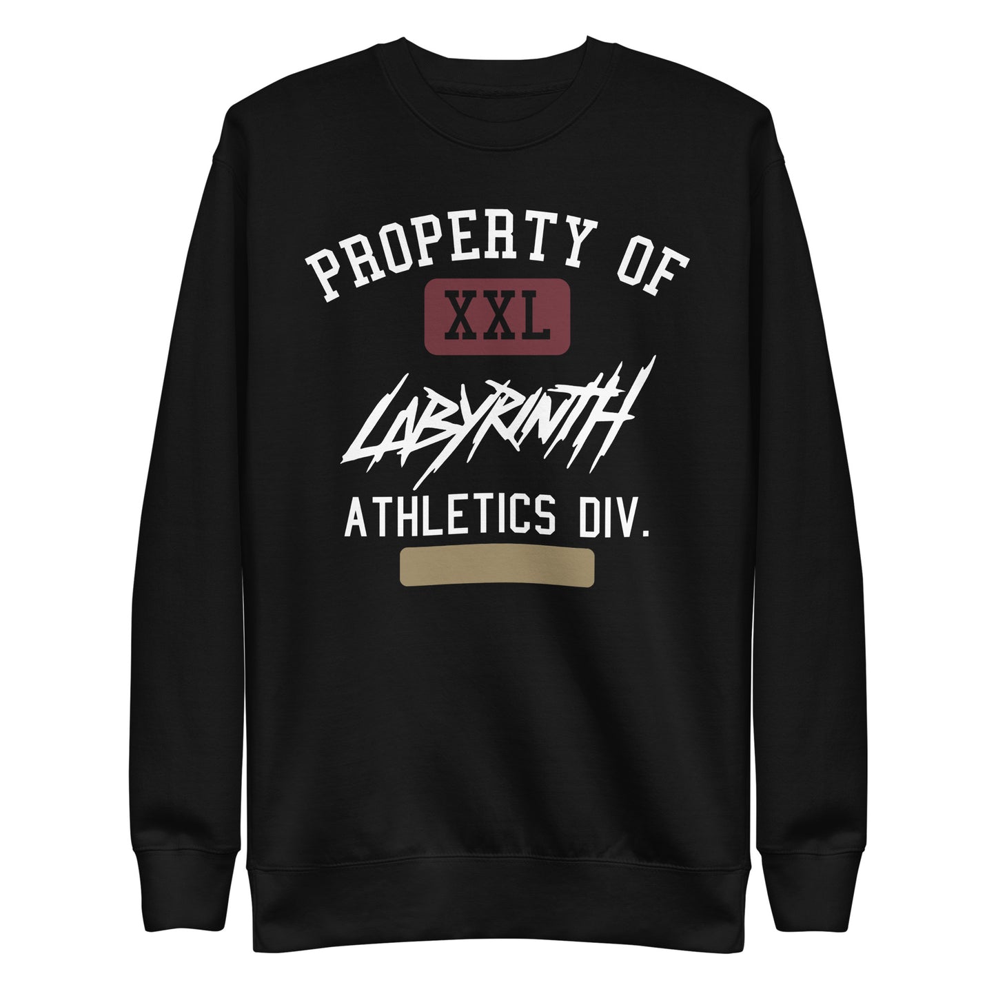 VARSITY CREWNECK - BLACK